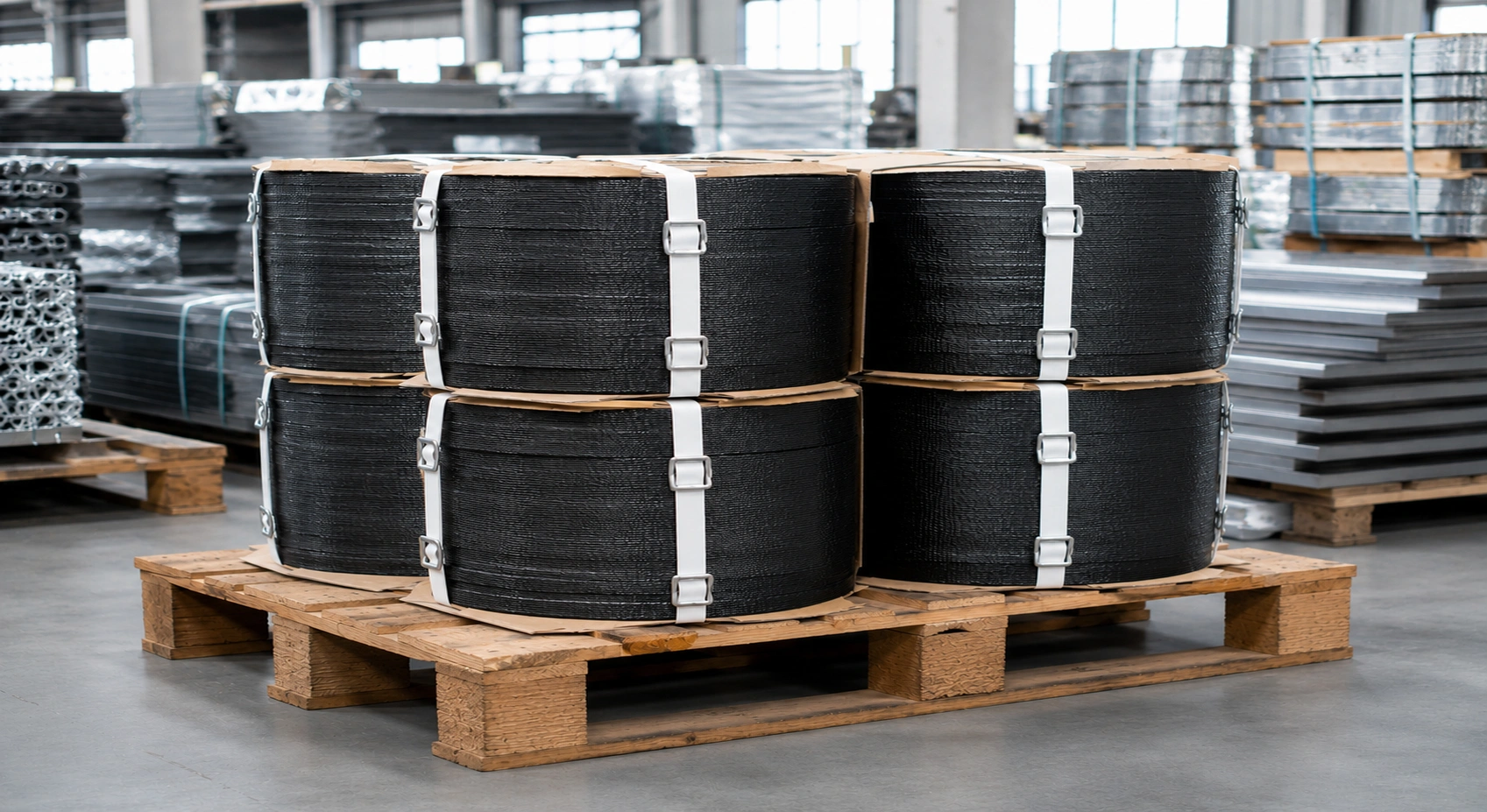 Composite Cord Strap Exporter Luxembourg — Greenstrix Industrial Packaging